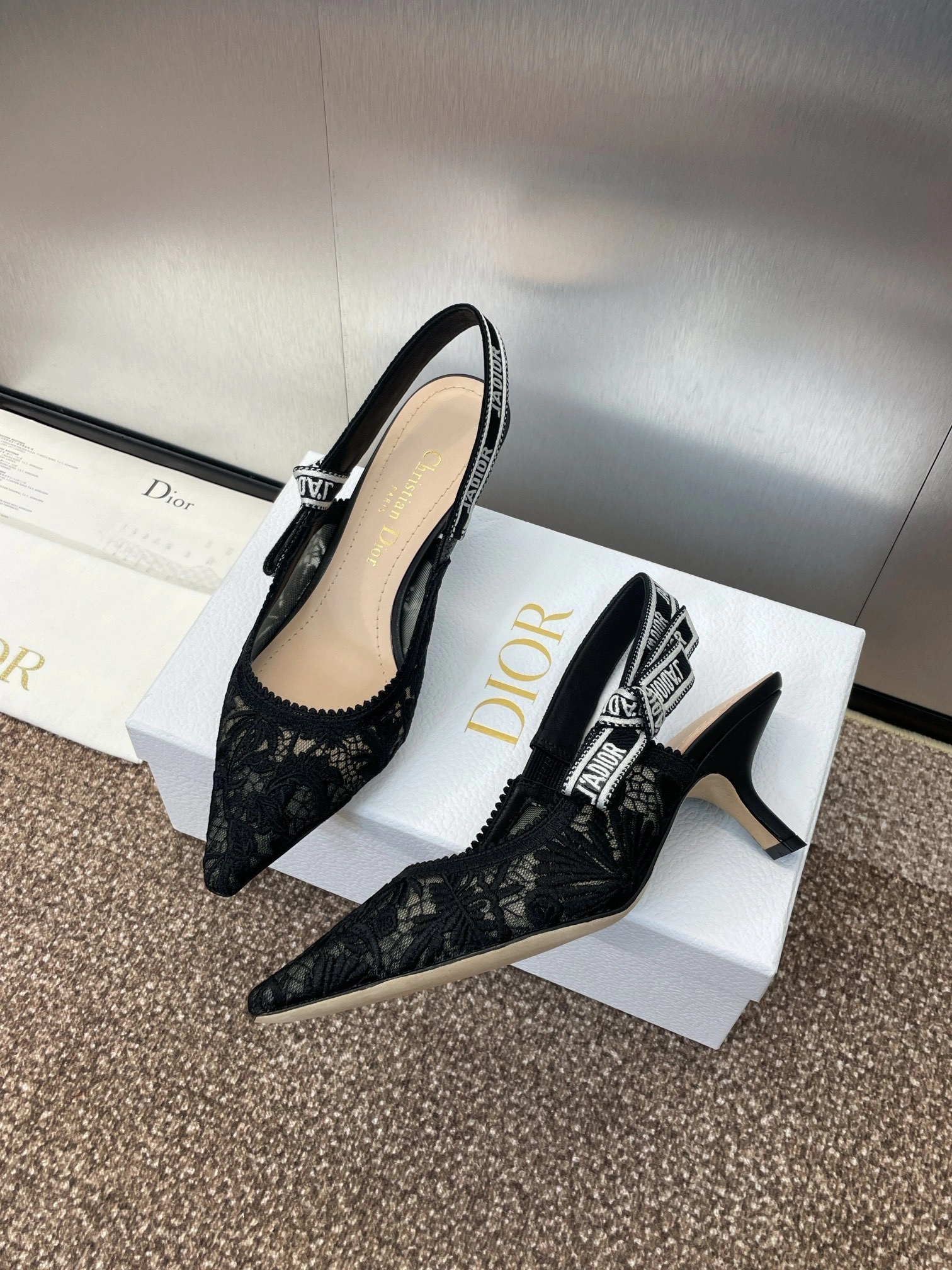 COCO-- 4ior KDV038CDT_S900 embroidery J'A Heel height：6.5cm item:E-X000H2331